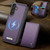 Samsung Galaxy A15 5G CaseMe Me80 Series Detachable Wallet Magnetic RFID Vegan Leather Phone Case - Purple
