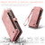 Samsung Galaxy A17 5G CaseMe 008 Detachable Multifunctional Leather Phone Case - Pink