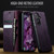 Samsung Galaxy A17 5G CaseMe 033 Calf Leather Lining Microfibre RFID Blocking Phone Case - Purple