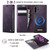 Samsung Galaxy A17 5G CaseMe C49 Magnetic RFID Blocking Detachable Wallet Leather Phone Case - Purple