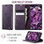 Samsung Galaxy A35 5G CaseMe 033 Calf Leather Lining Microfibre RFID Blocking Phone Case - Purple