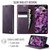Samsung Galaxy A51 CaseMe 033 Calf Leather Lining Microfibre RFID Blocking Phone Case - Purple