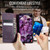 Samsung Galaxy A52 / A52s 5G CaseMe 033 Calf Leather Lining Microfibre RFID Blocking Phone Case - Purple