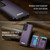 Samsung Galaxy A52 / A52s 5G CaseMe Me80 Series Detachable Wallet Magnetic RFID Vegan Leather Phone Case - Purple