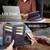 Samsung Galaxy A53 CaseMe C39 RFID Blocking Zipper Wallet Leather Phone Case with Crossbody Strap - Purple