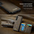 Samsung Galaxy A54 5G CaseMe Me80 Series Detachable Wallet Magnetic RFID Vegan Leather Phone Case - Coffee