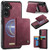 Samsung Galaxy A54 5G CaseMe Me80 Series Detachable Wallet Magnetic RFID Vegan Leather Phone Case - Red