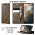 Samsung Galaxy A35 5G CaseMe 033 Calf Leather Lining Microfibre RFID Blocking Phone Case - Coffee