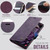 Samsung Galaxy Note10+ CaseMe 033 Calf Leather Lining Microfibre RFID Blocking Phone Case - Purple