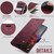 Samsung Galaxy Note10+ CaseMe 033 Calf Leather Lining Microfibre RFID Blocking Phone Case - Red