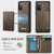 Samsung Galaxy S20 5G CaseMe Me80 Series Detachable Wallet Magnetic RFID Vegan Leather Phone Case - Coffee