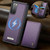 Samsung Galaxy S20 5G CaseMe Me80 Series Detachable Wallet Magnetic RFID Vegan Leather Phone Case - Purple