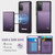 Samsung Galaxy S20 5G CaseMe Me80 Series Detachable Wallet Magnetic RFID Vegan Leather Phone Case - Purple