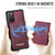 Samsung Galaxy S20 5G CaseMe Me80 Series Detachable Wallet Magnetic RFID Vegan Leather Phone Case - Red