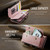 Samsung Galaxy S20 FE 5G CaseMe C39 RFID Blocking Zipper Wallet Leather Phone Case with Crossbody Strap - Pink