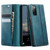 Samsung Galaxy S20 FE CaseMe 033 Calf Leather Lining Microfibre RFID Blocking Phone Case - Green