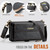 Samsung Galaxy S20 Ultra 5G CaseMe C39 RFID Blocking Zipper Wallet Leather Phone Case with Crossbody Strap - Black