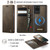 Samsung Galaxy S20 Ultra CaseMe C49 Magnetic RFID Blocking Detachable Wallet Leather Phone Case - Coffee