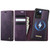Samsung Galaxy S20 Ultra CaseMe C49 Magnetic RFID Blocking Detachable Wallet Leather Phone Case - Purple