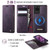 Samsung Galaxy S20 Ultra CaseMe C49 Magnetic RFID Blocking Detachable Wallet Leather Phone Case - Purple
