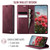 Samsung Galaxy S20+ CaseMe 033 Calf Leather Lining Microfibre RFID Blocking Phone Case - Red