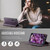 Samsung Galaxy S21 5G CaseMe 033 Calf Leather Lining Microfibre RFID Blocking Phone Case - Purple
