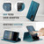 Samsung Galaxy S21 FE 5G CaseMe C49 Magnetic RFID Blocking Detachable Wallet Leather Phone Case - Green