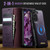 Samsung Galaxy S22 5G CaseMe C49 Magnetic RFID Blocking Detachable Wallet Leather Phone Case - Purple