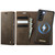 Samsung Galaxy S22+ 5G CaseMe C49 Magnetic RFID Blocking Detachable Wallet Leather Phone Case - Coffee