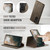 Samsung Galaxy S22+ 5G CaseMe C49 Magnetic RFID Blocking Detachable Wallet Leather Phone Case - Coffee