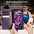 Samsung Galaxy S24 Ultra 5G CaseMe 033 Calf Leather Lining Microfibre RFID Blocking Phone Case - Purple