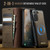 Samsung Galaxy S21 5G CaseMe C49 Magnetic RFID Blocking Detachable Wallet Leather Phone Case - Coffee