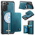 Samsung Galaxy S21 5G CaseMe Me80 Series Detachable Wallet Magnetic RFID Vegan Leather Phone Case - Green