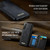 Samsung Galaxy S21+ 5G CaseMe Me80 Series Detachable Wallet Magnetic RFID Vegan Leather Phone Case - Black