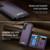 Samsung Galaxy S21+ 5G CaseMe Me80 Series Detachable Wallet Magnetic RFID Vegan Leather Phone Case - Purple