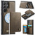 Samsung Galaxy S22 Ultra 5G CaseMe Me80 Series Detachable Wallet Magnetic RFID Vegan Leather Phone Case - Coffee