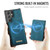Samsung Galaxy S22 Ultra 5G CaseMe Me80 Series Detachable Wallet Magnetic RFID Vegan Leather Phone Case - Green