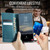 Samsung Galaxy S21+ 5G CaseMe 033 Calf Leather Lining Microfibre RFID Blocking Phone Case - Green