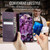 Samsung Galaxy S21+ 5G CaseMe 033 Calf Leather Lining Microfibre RFID Blocking Phone Case - Purple