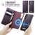 Samsung Galaxy S23 5G CaseMe C49 Magnetic RFID Blocking Detachable Wallet Leather Phone Case - Purple