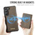 Samsung Galaxy S23 5G CaseMe Me80 Series Detachable Wallet Magnetic RFID Vegan Leather Phone Case - Coffee