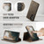 Samsung Galaxy S23 FE 5G CaseMe C49 Magnetic RFID Blocking Detachable Wallet Leather Phone Case - Coffee