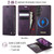 Samsung Galaxy S23 FE 5G CaseMe C49 Magnetic RFID Blocking Detachable Wallet Leather Phone Case - Purple