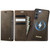 Samsung Galaxy S23+ 5G CaseMe C49 Magnetic RFID Blocking Detachable Wallet Leather Phone Case - Coffee