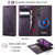 Samsung Galaxy S23+ 5G CaseMe C49 Magnetic RFID Blocking Detachable Wallet Leather Phone Case - Purple