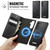 Samsung Galaxy S24 FE 5G CaseMe C49 Magnetic RFID Blocking Detachable Wallet Leather Phone Case - Black