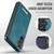 Samsung Galaxy S24 FE 5G CaseMe Me80 Series Detachable Wallet Magnetic RFID Vegan Leather Phone Case - Green