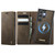 Samsung Galaxy S24 Ultra 5G CaseMe C49 Magnetic RFID Blocking Detachable Wallet Leather Phone Case - Coffee