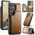 Samsung Galaxy S26 Ultra 5G CaseMe C22 Card Slots Holder RFID Anti-theft Phone Case - Brown