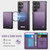 Samsung Galaxy S26 Ultra 5G CaseMe Me80 Series Detachable Wallet Magnetic RFID Vegan Leather Phone Case - Purple